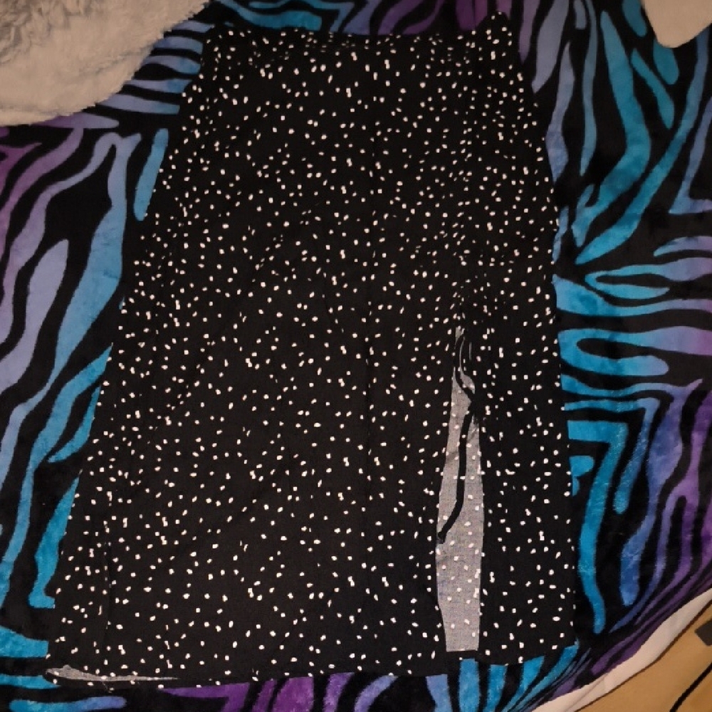 URBAN Romantics | Black and White Speckled Pencil Skirt